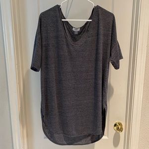Old Navy Grey Soft Long-Lined Tshirt